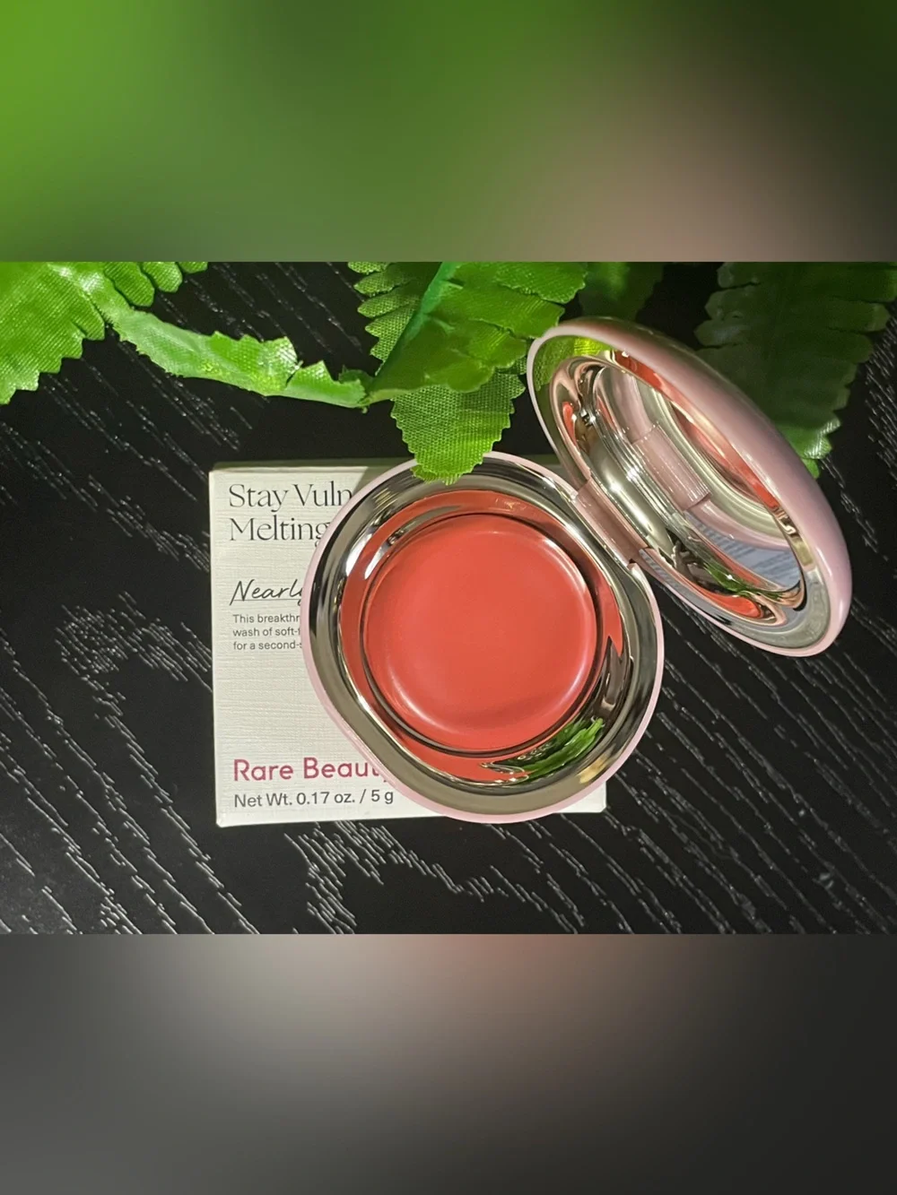 Rare Beauty Melting Cream Blush — Nearly Apricot